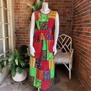 1970s Patchwork Pinafore
